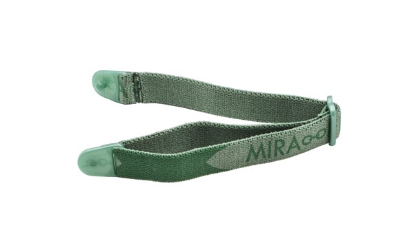 Miraflex Elastic Band  Eyeglasses EBVCP Clear Green Pearl