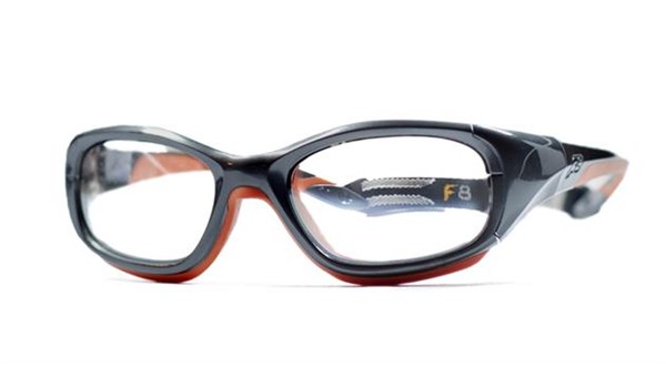 Rec Specs Liberty Sport Slam Kids Protective Eyeglasses Shiny Grey/Orange #324