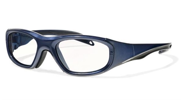 Rec Specs Liberty Sport Morpheus I Protective Kids Eyeglasses Shiny Navy Blue/Black Stripe  Stripe #1