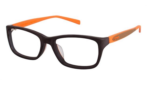 Crocs JR031 Kids Eyeglasses Brown/Orange 40OE