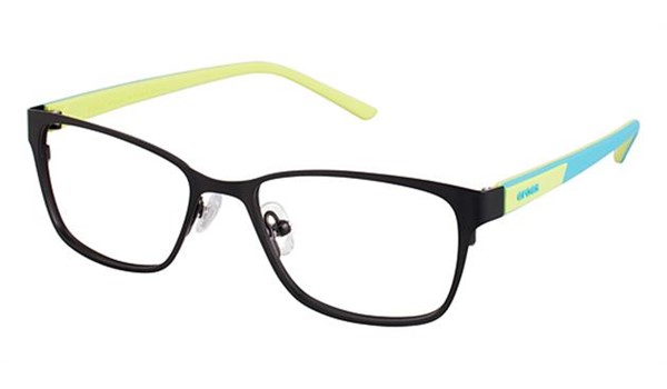 Crocs JR040 Kids Eyeglasses Black/Turquoise/Yellow 20LE