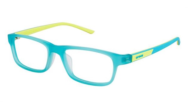 Crocs JR049 Kids Eyeglasses Turquoise/Yellow 30GN