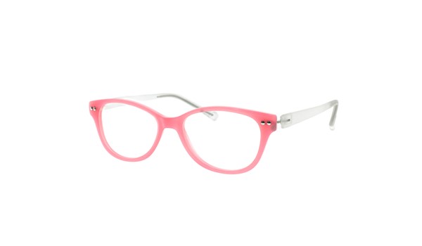 iGreen V4.54-C12 Kids Eyeglasses Shiny Peach Pink/Matt Crystal