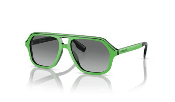 Burberry 0JB4340 392411 Kids Sunglasses Green Grey Gradient Lenses    