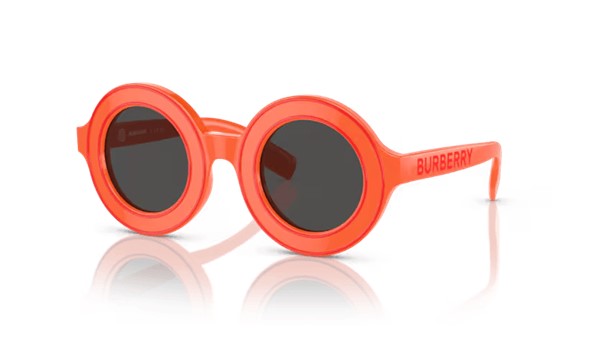 Burberry 0JB4386 393887 Kids Sunglasses Orange Dark Grey Lenses   